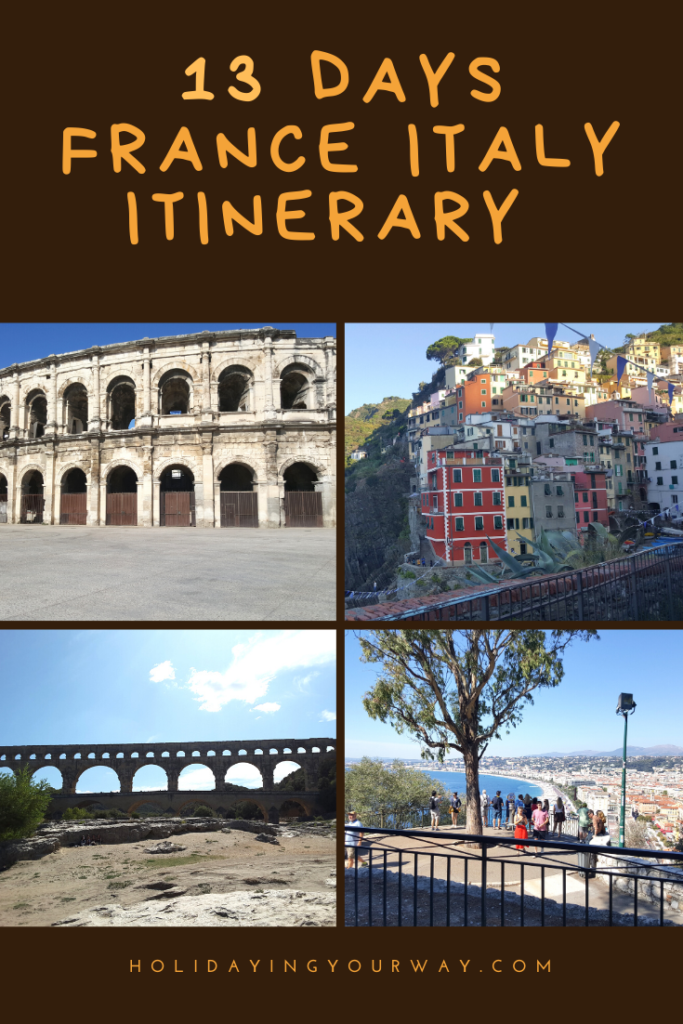 Touring Europe - 13 days France Italy itinerary