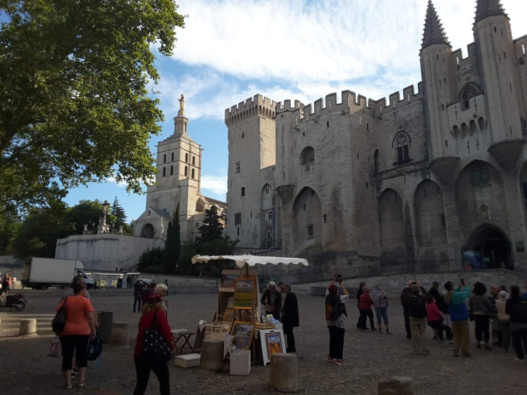 Touring Europe - The Palais des Papes in Avignon France