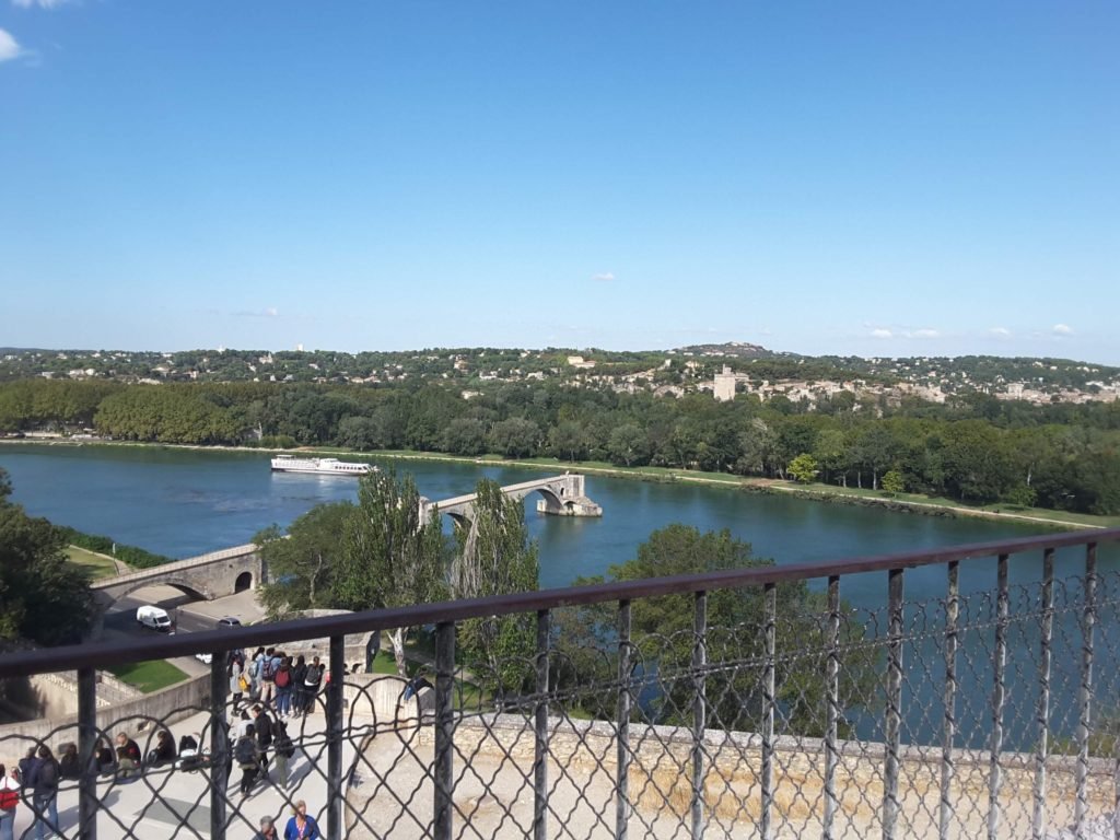 Touring Europe - the Pont d'Avignon, the Unesco broken bridge in Avignon France