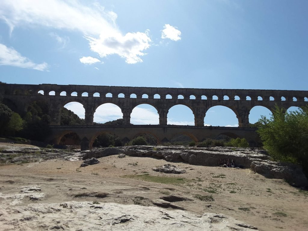 Tour in Europe - Pont du Gard aqueduct in Pont Du Gard