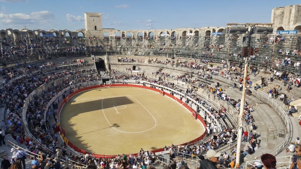 The Arles Amphitheatre (French: Arènes d'Arles) 